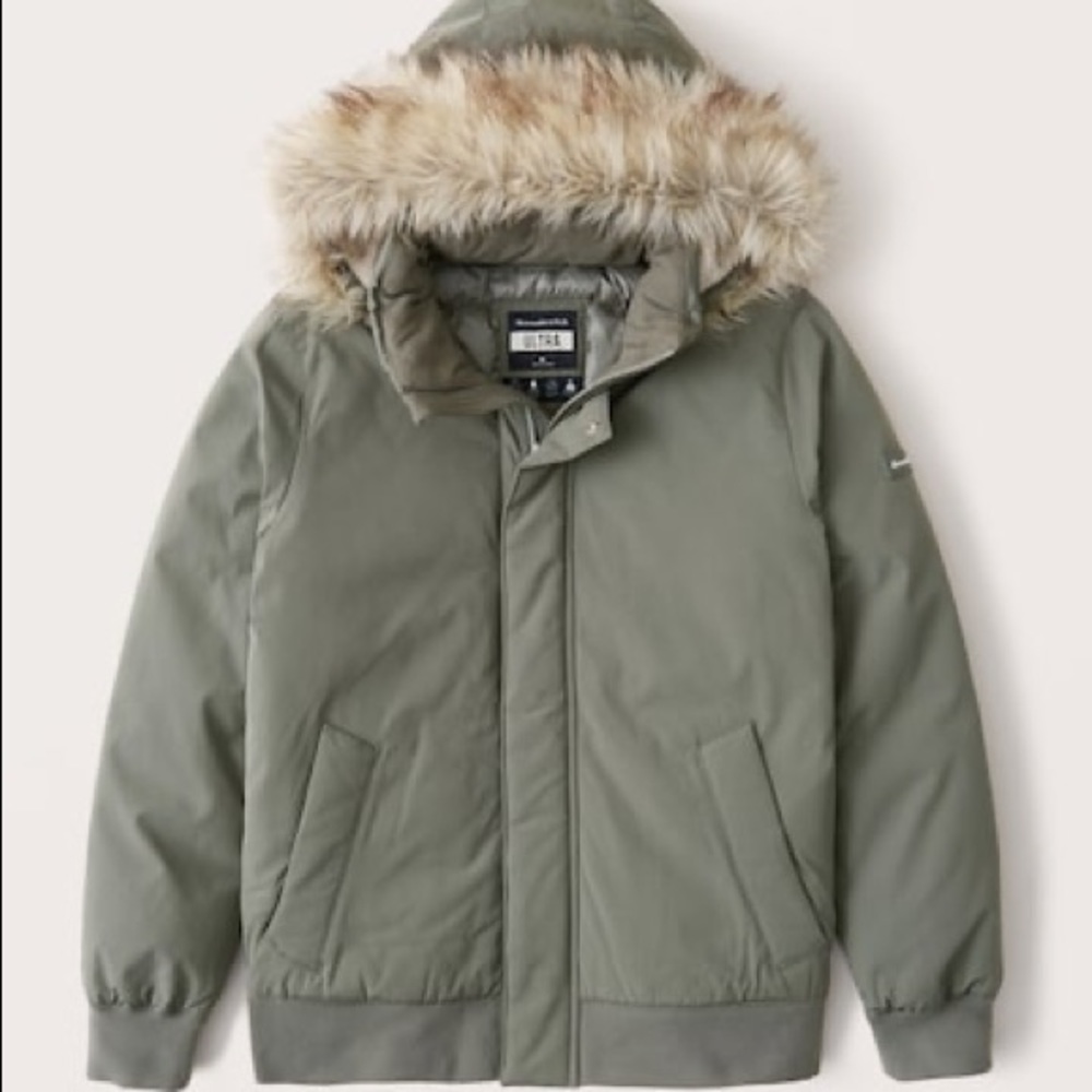 A&F Mens Ultra Parka